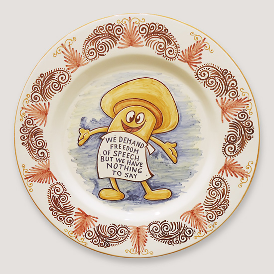 Riiko Sakkinen | Objects | We Demand Freedom of Speech But We Have Nothing to Say