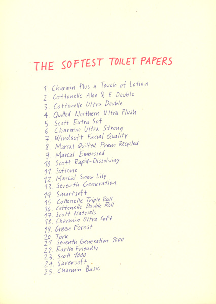 Riiko Sakkinen | A4 Drawings | The Softest Toilet Papers