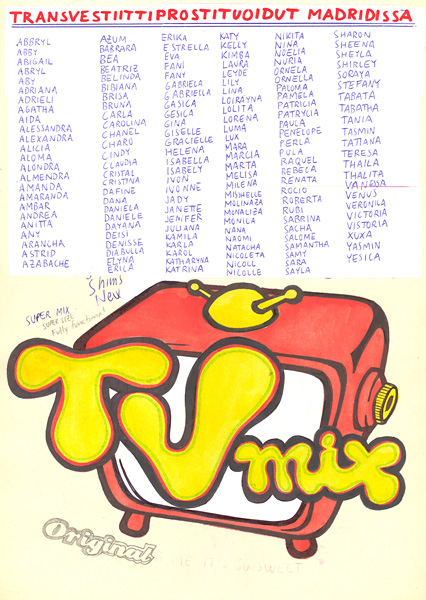 Riiko Sakkinen | A4 Drawings | TV Mix