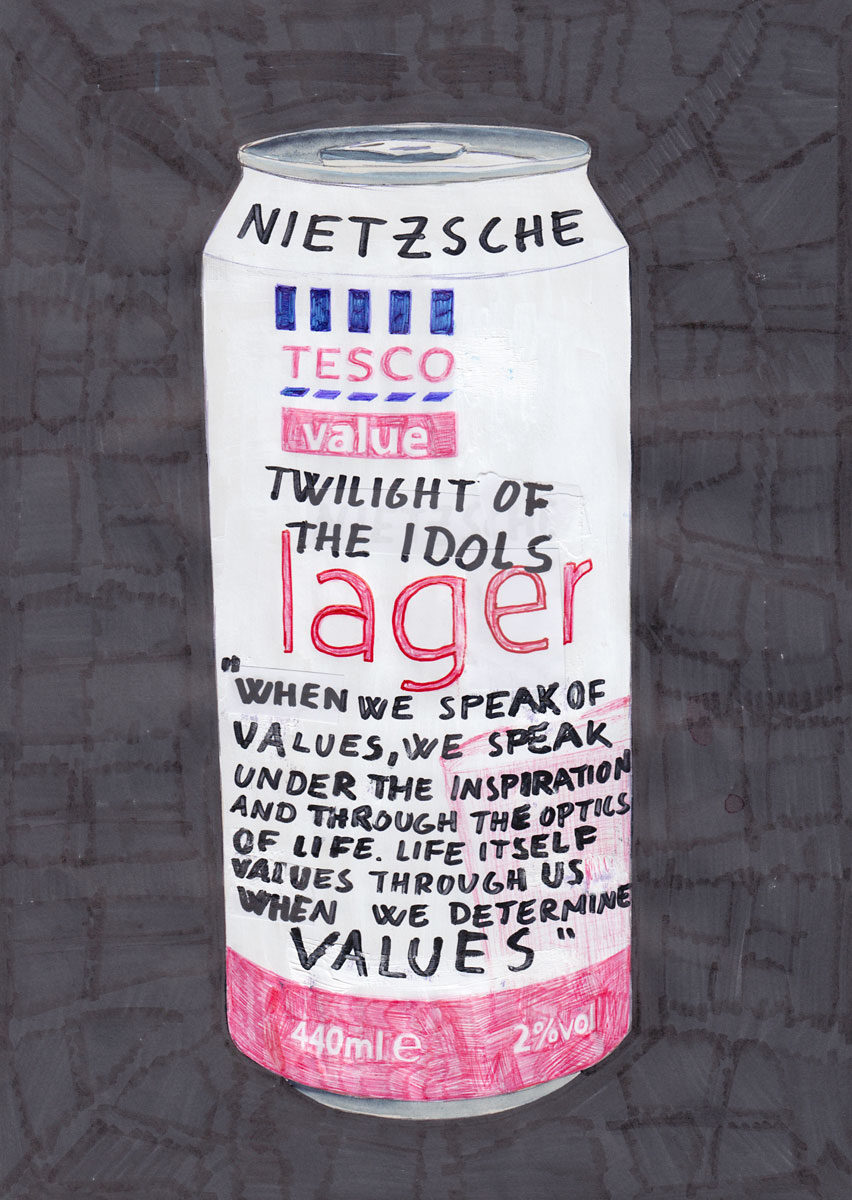 Riiko Sakkinen | A4 Drawings | Twilight of the Idols