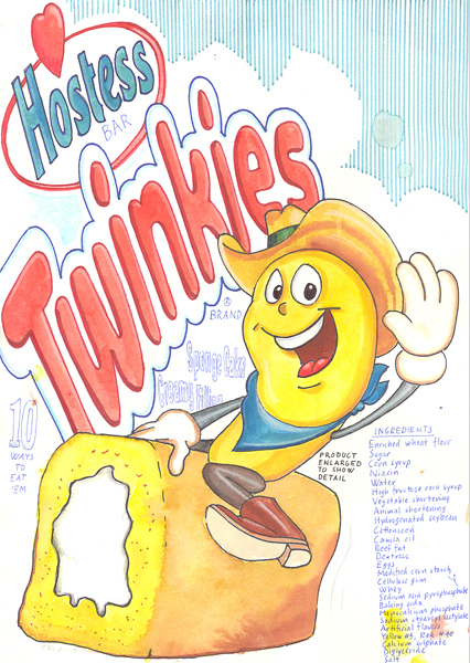Riiko Sakkinen | A4 Drawings | Hostess Bar Twinkies