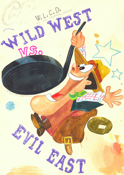 Riiko Sakkinen | A4 Drawings | Wild West Evil East