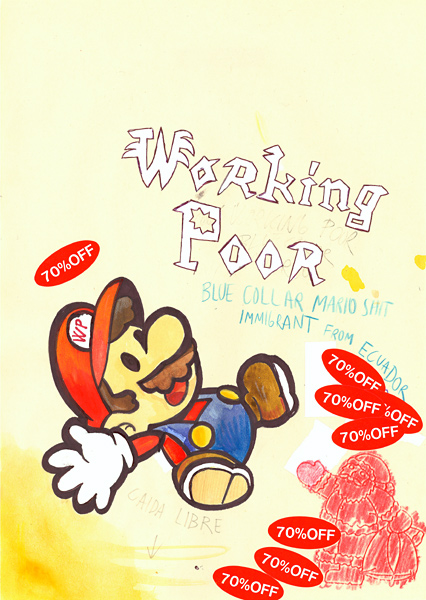 Riiko Sakkinen | A4 Drawings | Working Poor