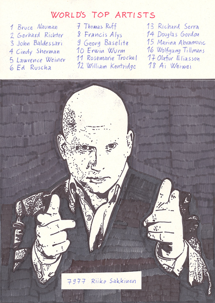 Riiko Sakkinen | A4 Drawings | World's Top Artists